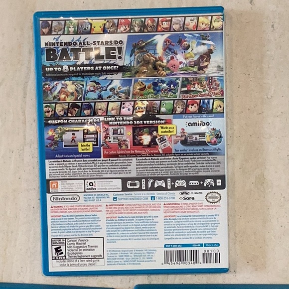 Wii U Games 3 Super Smash Bros Hyrule Warriors Donkey Kong Nintendo Wii U Game - Picture 3 of 7